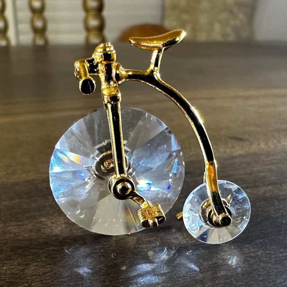 RETIRED Swarovski Crystal Memories w/Box - Penny Farthing Bicycle - 9460 000 043